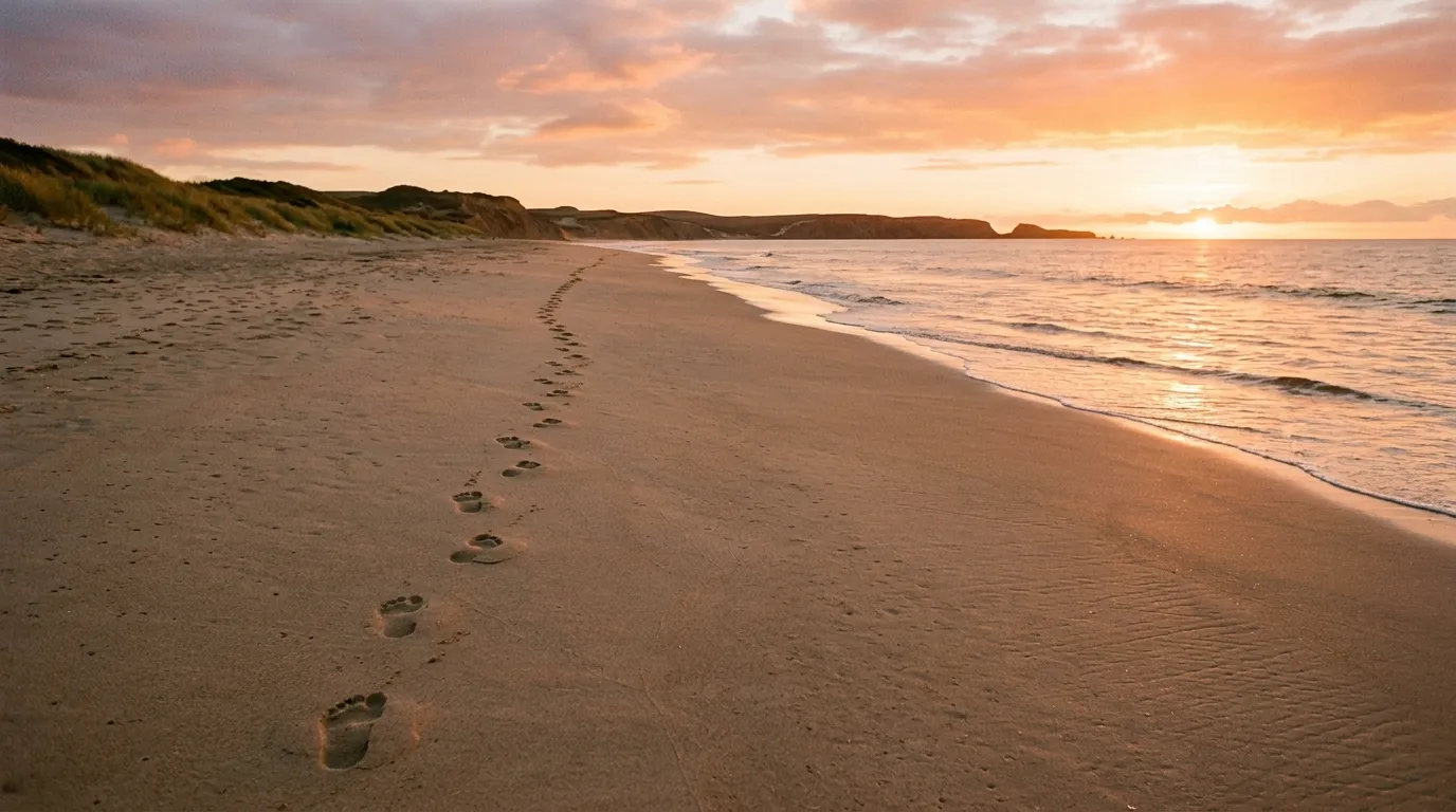 Beach Horizon background — Proverbs 27:17