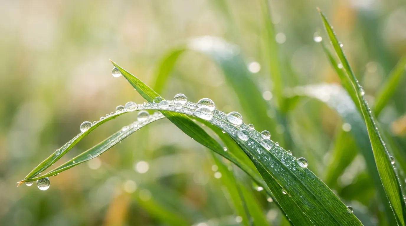 Dewdrops background — Proverbs 27:17