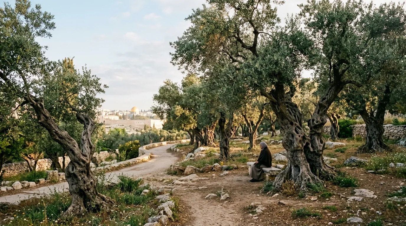 Gethsemane background — Proverbs 27:17