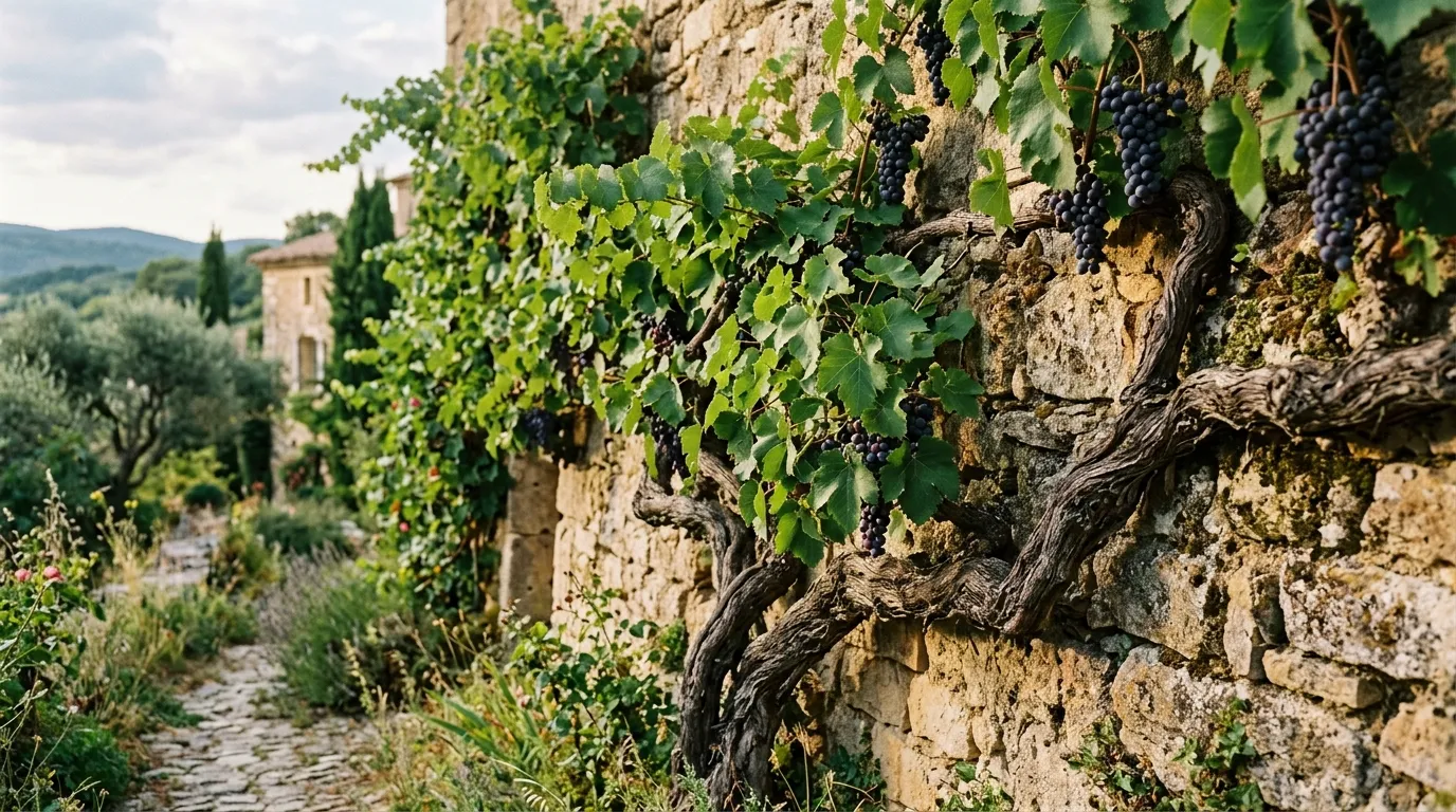 Grapevine Wall background — Proverbs 27:17