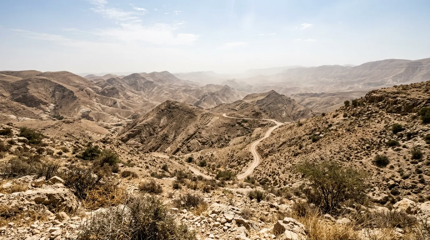 Judean Wilderness background — Proverbs 27:17