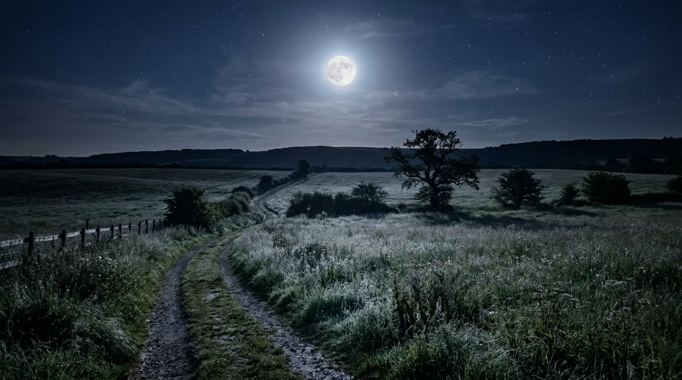 Moonlit Fields background — Proverbs 27:17