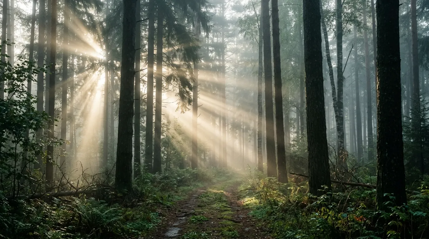 Morning Mist background — Proverbs 27:17