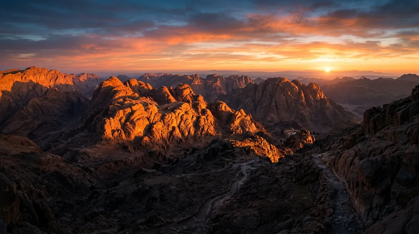 Mount Sinai background — Proverbs 27:17