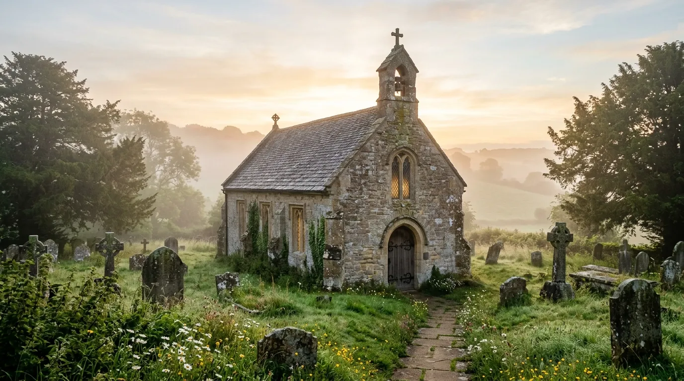 Stone Chapel background — Proverbs 27:17