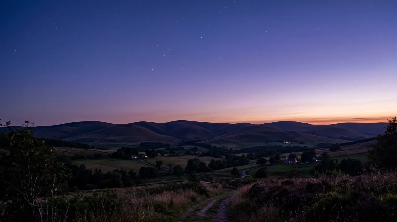 Twilight Stars background — Proverbs 27:17
