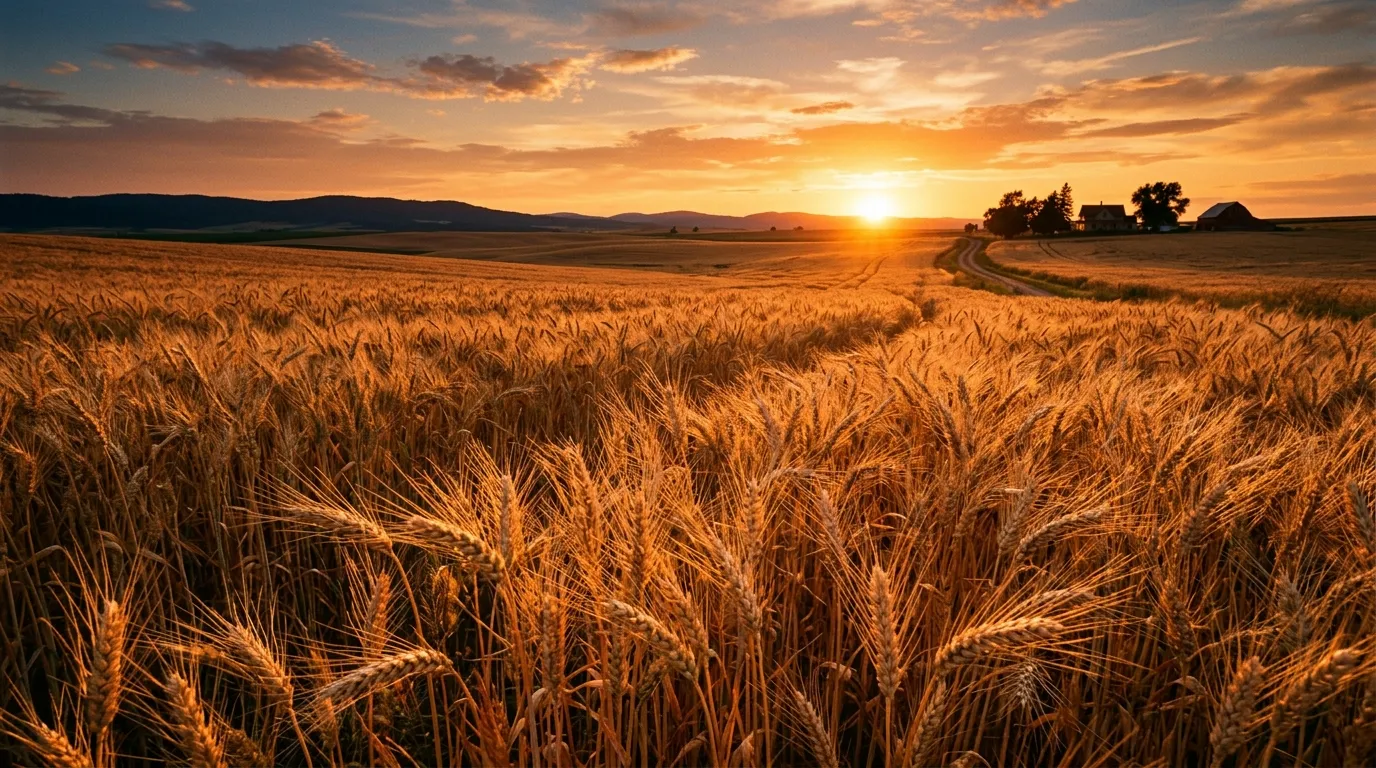 Wheat Harvest background — Proverbs 27:17