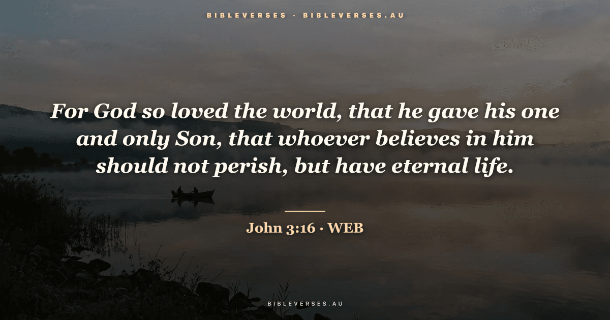 John 3:16 Bible verse image on a Galilean Mist background — made free with the bibleverses.au verse image maker